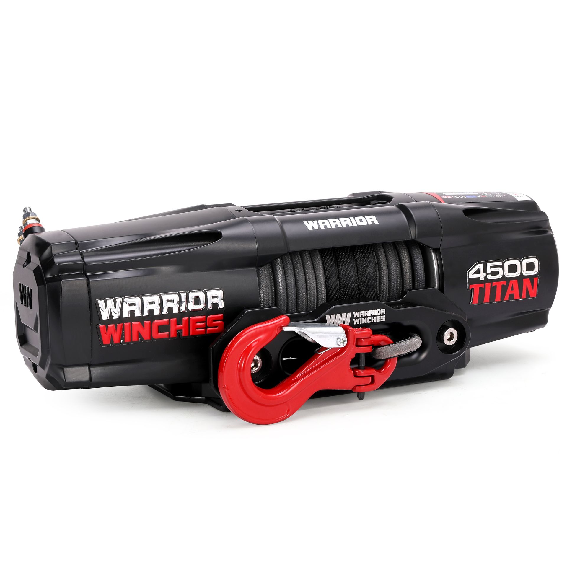 [45TTAA12-CAD] Titan 4,500lb 12v Electric Winch - Synthetic Rope