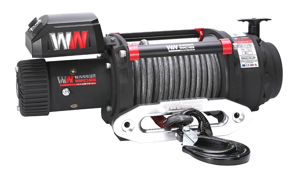 [T180A12-CAD] T1000 18,000lb Severe Duty 12v Electric Winch - Synthetic Rope