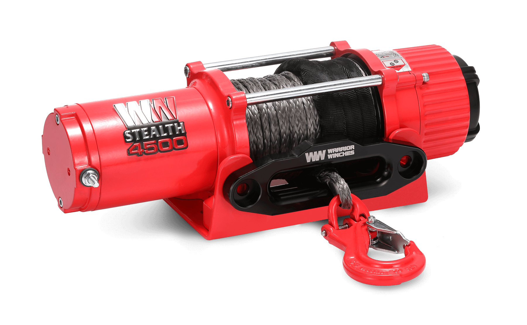 [45STA12-CAD] Stealth 4,500 lbs 12v Electric Winch With Synthetic Rope