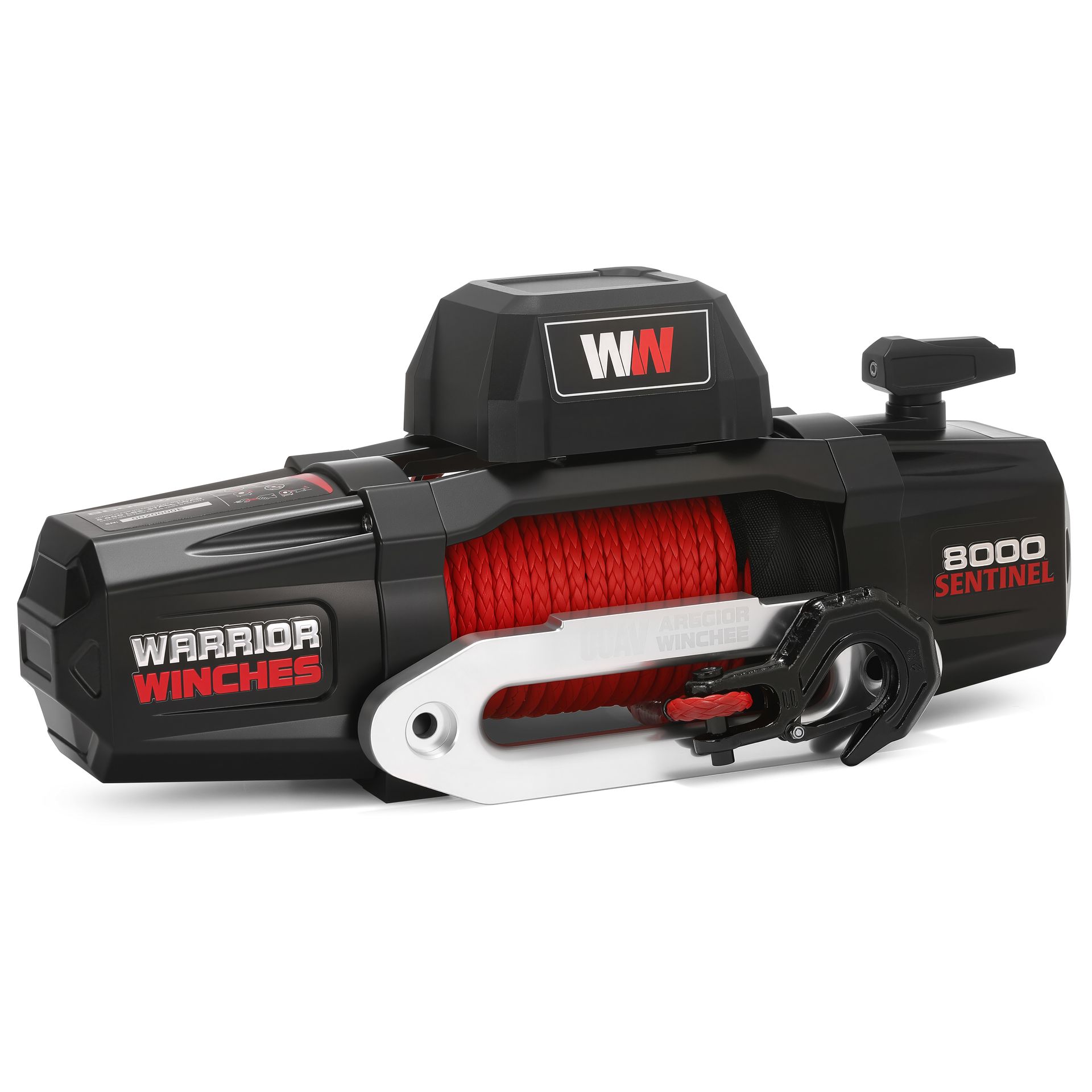 [800SNA12-CAD] 8000 LBS Sentinel 12v winch with synthetic rope