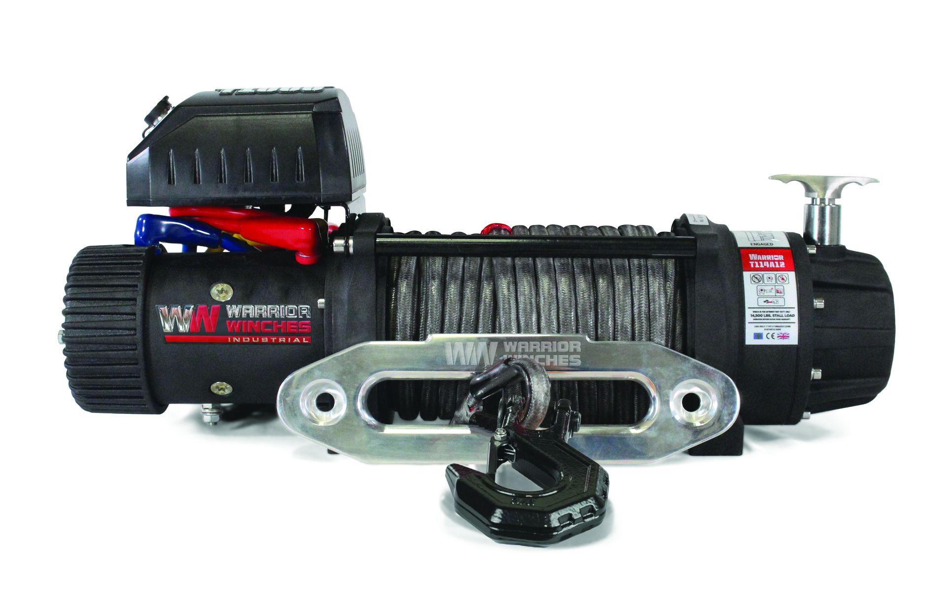 [T114A12-CAD] T1000 14,500lb Severe Duty 12v Electric Winch - Synthetic Rope