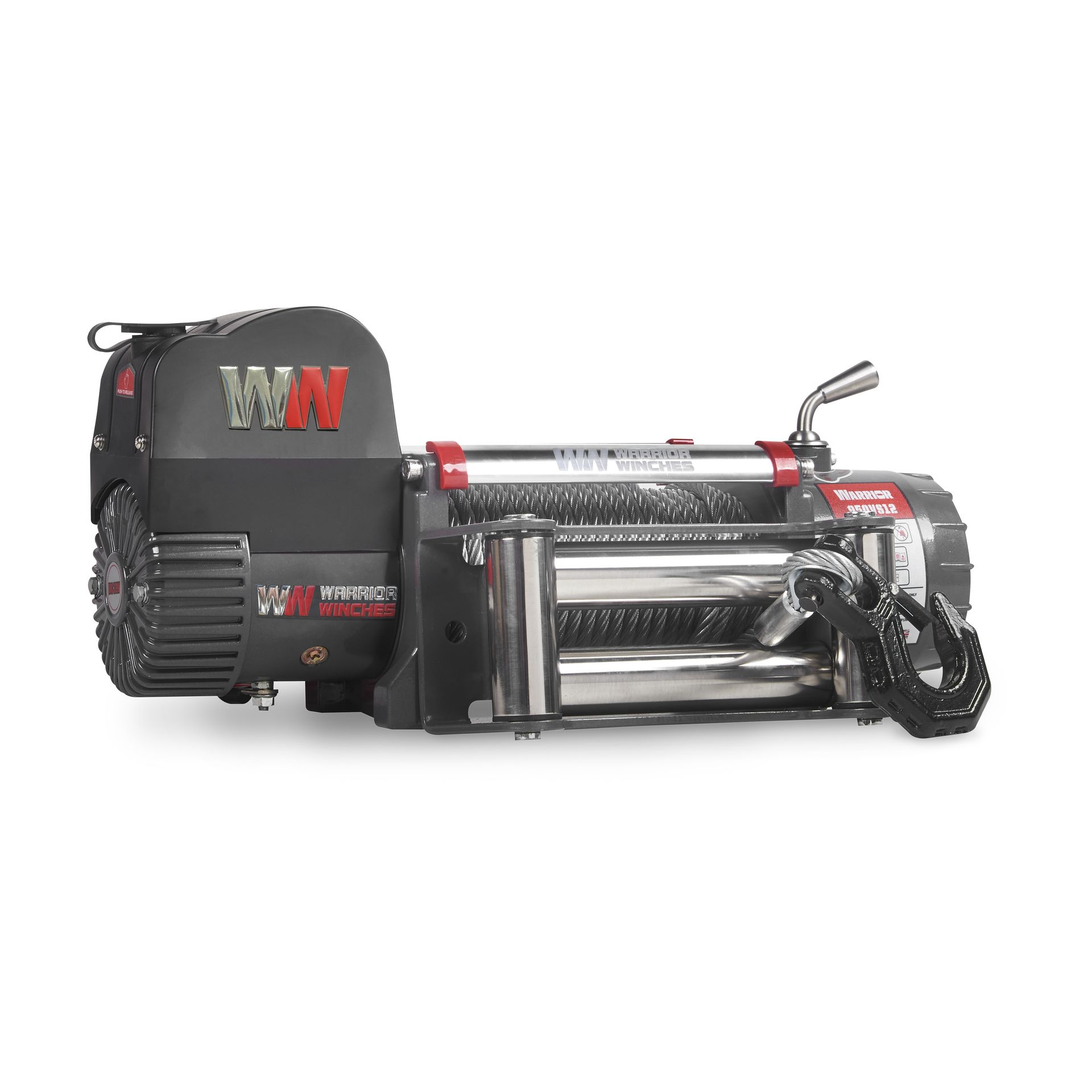 [100VS12-CAD] Samurai 10,000lb 12v Electric Winch - Steel Rope