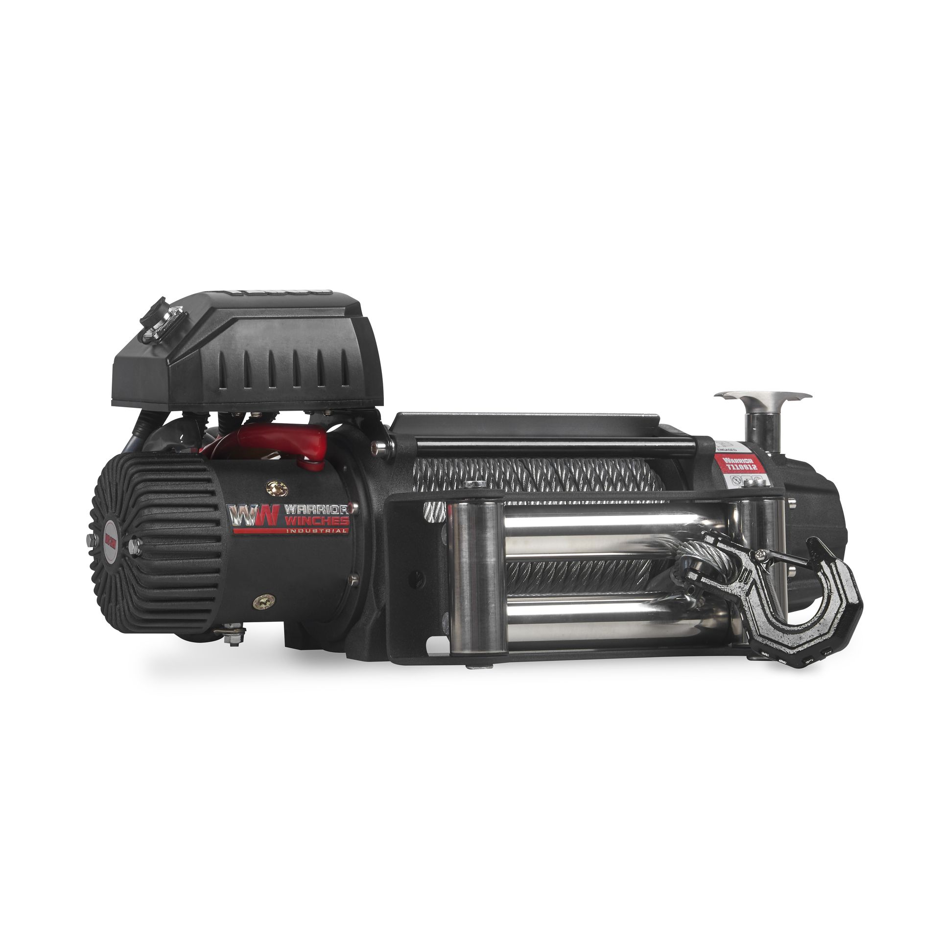 [T125S12-CAD] T1000 12,500lb Severe Duty 12v Electric Winch - Steel Rope